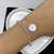 Pulseira elo portugês com medalha de São Bento - comprar online