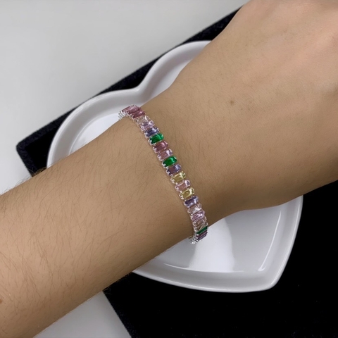 Pulseira riviera luxo colors