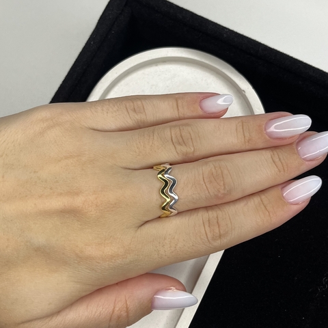 Anel zig zag (regulável)