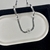 Choker fita larga com pingente cravejado CL10 - comprar online