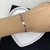 Pulseira corações chapa - comprar online