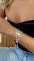 Pulseira trançada diamantada - comprar online