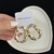Brinco organic classic ouro 18k