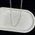 Corrente masculina elos quadrados 60cm MS04