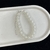 Pulseira de pérolas banhado a prata
