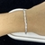 Pulseira trançada diamantada