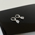 Argola de click letra B cravejada BR37 - comprar online