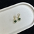 Argolinha trevo verde BR09 - comprar online