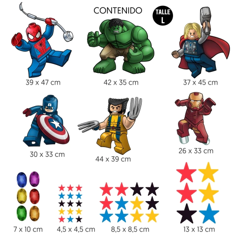 Plancha Packs Marvel Lego - DecoZone