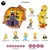 Vinilos LOS SIMPSON con Efecto 3D Pared Rota – Pack 100x60 cm: Talle S - tienda online