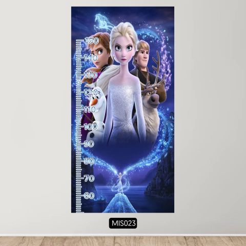 Imagen de Medidor Infantil de FROZEN 60 x 120 cm + Nombre a elección