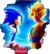 Vinilos Sonic con Efecto Pared Rota – Pack 100x60 cm: Talle S - tienda online