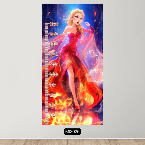 Medidor Infantil de FROZEN 60 x 120 cm + Nombre a elección en internet