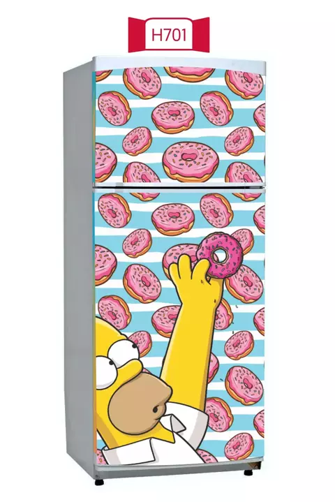Vinilo para Heladera | HOMERO Los Simpson en internet