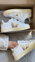 Vert Velcro branco/dourado