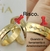 ALIANÇA DIAMANTADA COM 3 ZIRCONIAS 5mm (par) - Stark Pratas