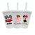 50 - Copos Caldereta 400 ml - Com Tampa e Canudo - personalizado - Estampa Colorida -