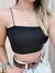 Cropped em Suplex de Alça Fina Carol Ref. 589 - loja online