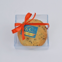 Galletas Chispas y Nuez | Caja Acetato cuadrado