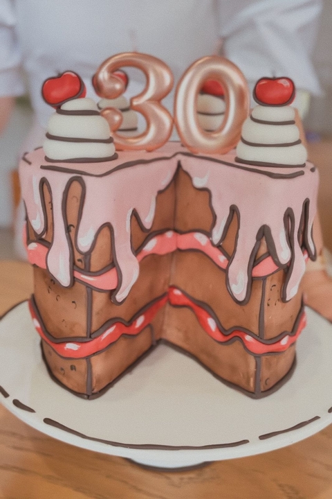 Cartoon Cake - Fondant
