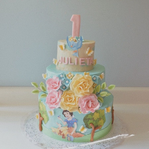 Pastel Blanca Nieves | 50 rebanadas