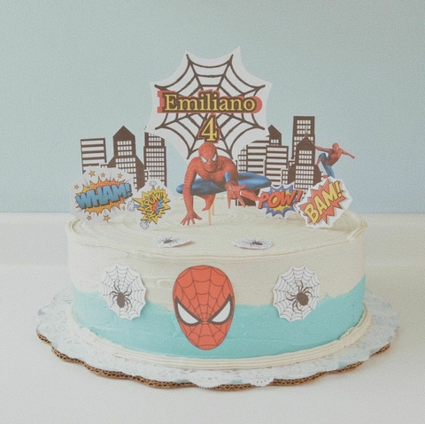 Pastel banderínes de papel