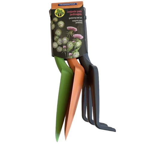 KIT DE JARDINERIA PLASTICO TRAMONTINA