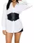 Corset Ecocuero Ajustable Abdomen Faja Mujer Extensible Vip - ECONTRA TU PRODUCTO