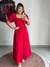 Vestido tricoline vermelho na internet