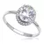 Anel Zircônia Oval- Prata 925 - comprar online