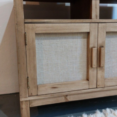Rack tv " India " ( 2 puertas ) - LUNA DECORA