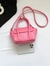 Bolsa Pequena Feminina De Mao E Transversal Bolsinha Rosa - comprar online