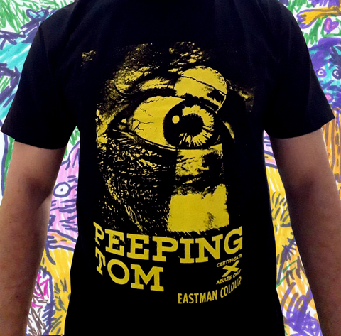 Camiseta - Peeping Tom - Michael Powell - Preta