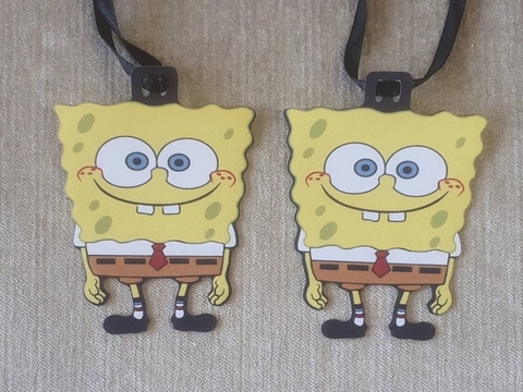 GRAVATA TECIDO BOB SPONJA C/15