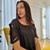 • Blusa Preta Bordada Mangas Pedrarias - comprar online