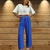 Calça Pantalona Colorida Pedrarias - comprar online