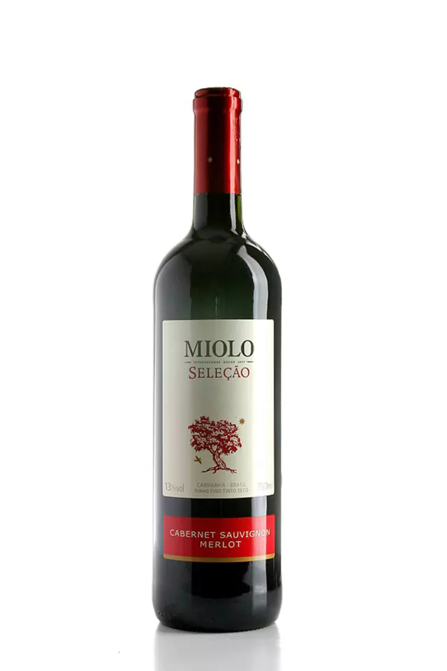 Vinho Miolo Tinto Seco Brasil Seleção Cabernet Sauvignon, Merlot 750ml