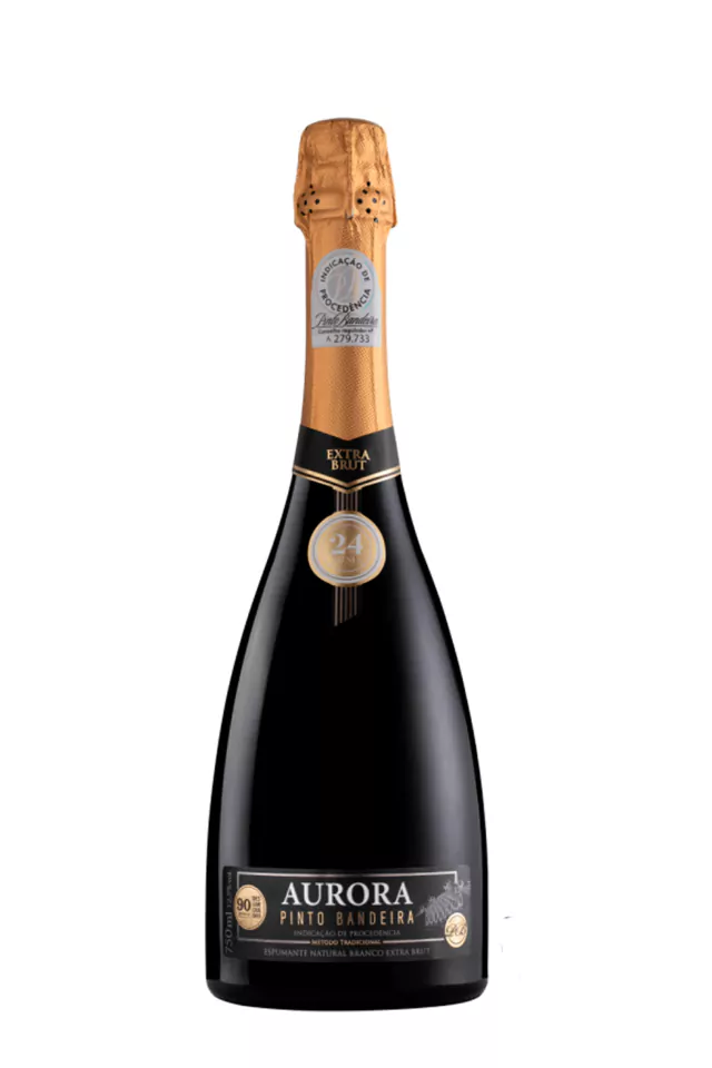 Espumante Vinícola Aurora Branco Extra Brut Brasil Pinto Bandeira Chardonnay, Pinot Noir, Riesling 750ml