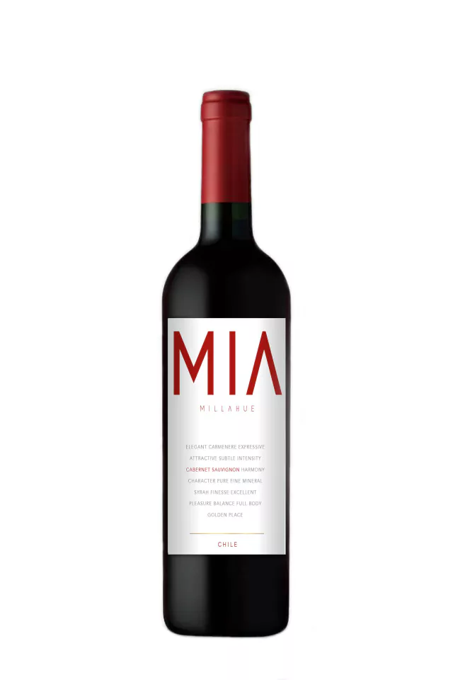 Vinho Viña Vik Winery Tinto Seco Chile Mia Millahue Blend 750ml