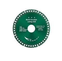 Disco de corte multifunción 100mm acero aluminio - comprar online