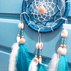 Filtro dos sonhos - Azul com conchas - comprar online
