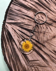 Chaveiro Girassol Resinado - comprar online