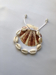 Pulseira/Tornozeleira de Búzios Branca na internet