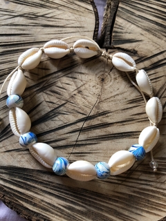 Colar Choker de Búzios Regulável com Miçangas - loja online