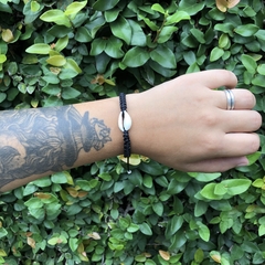 Imagem do Pulseira Macramê Ajustável com Búzio