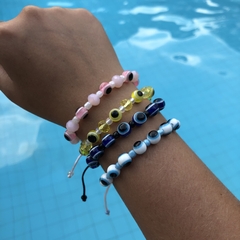 Pulseira Ajustável Olho Grego (Diversas Cores) - comprar online