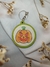 Abóbora de Halloween - Chaveiro Pintado