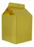 Caixa Milk Lisa Dourada Laminada - 10 unidades - comprar online
