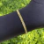 Pulseira Cadeado Duplo Fecho Gaveta 5mm 20cm - Banhado a Ouro 18K - loja online