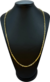 Corrente Cadeado Fecho Canhão 4mm 60cm ou 70cm - Banhado a Ouro 18K